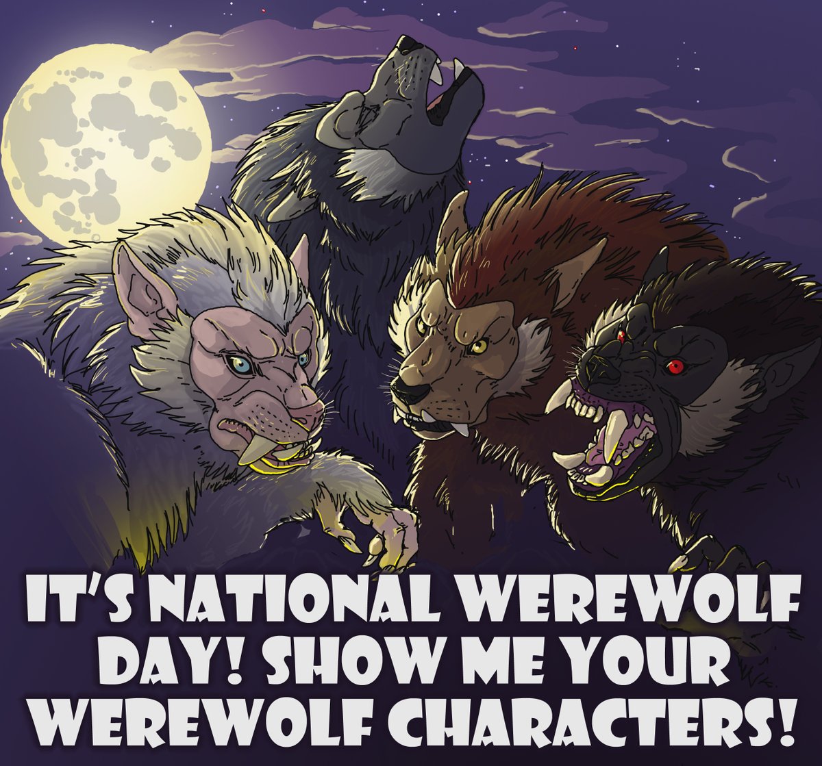 DO EET DO EET NAOWWW
#nationalwerewolfday #werewolfday #werewolf