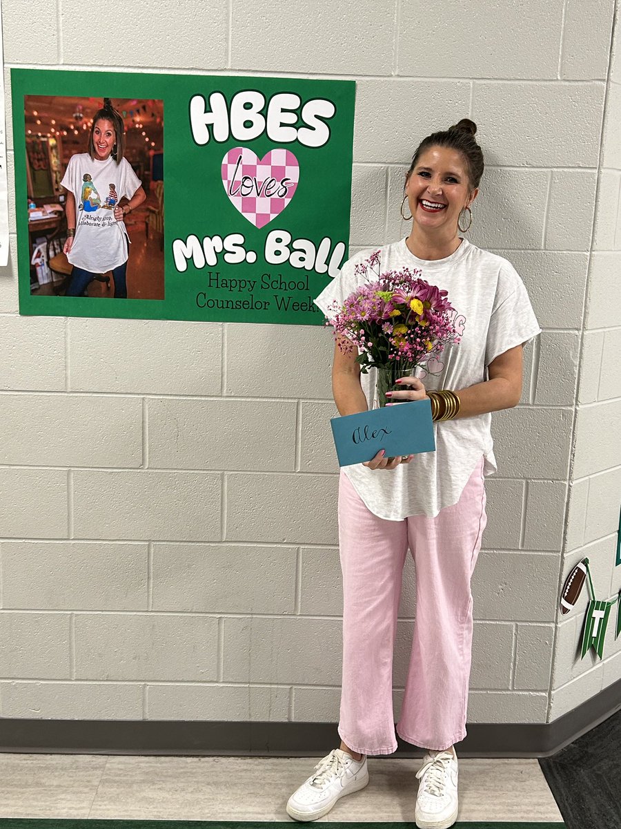 National School Counselor Week! 
We want to take a moment to say a HUGE thank you to our amazing school counselor, Mrs. Ball! We all know and love her for her fun and silly side, but what truly makes her special is her 💚 BIG HEART 💚 for all of our Little Eagles.