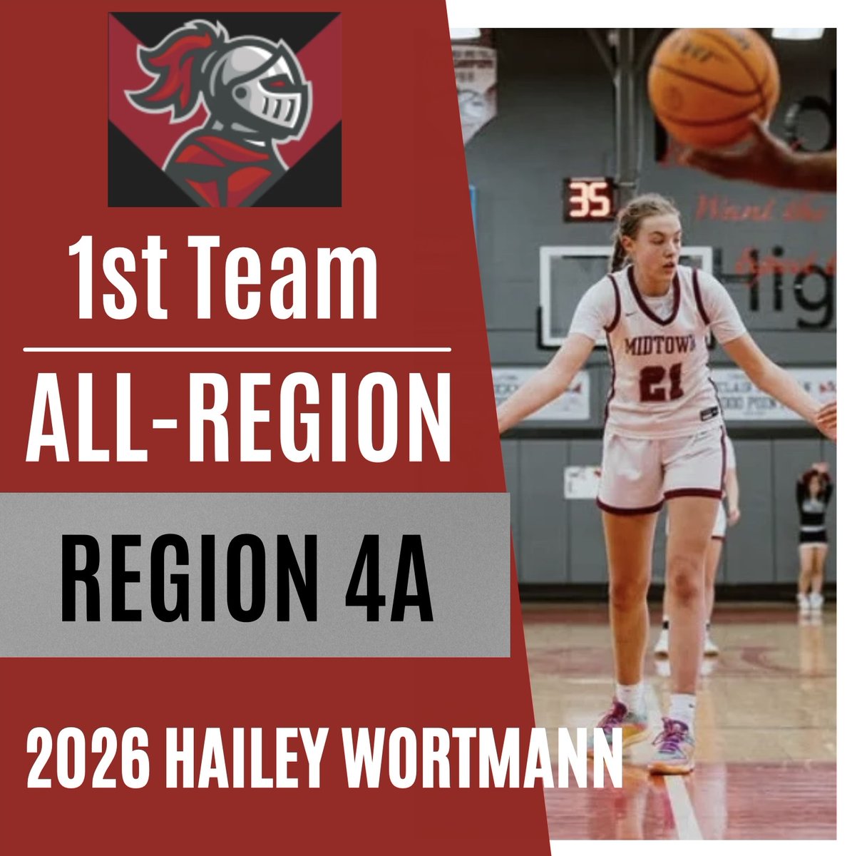 Midtown HS Girls Basketball (@midtowngirlsbb) on Twitter photo CONGRATULATIONS To Our Two 2026's <a href="/DevinBockman3/">Devin Bockman</a> and <a href="/HaileyWortmann/">Hailey Wortmann</a> On Their All-Region Honors.
➡️Devin Bockman Co-Region Player Of The Year
➡️Hailey Wortmann 1st Team All-Region CONGRATULATIONS To Our Two 2026's <a href="/DevinBockman3/">Devin Bockman</a> and <a href="/HaileyWortmann/">Hailey Wortmann</a> On Their All-Region Honors.
➡️Devin Bockman Co-Region Player Of The Year
➡️Hailey Wortmann 1st Team All-Region