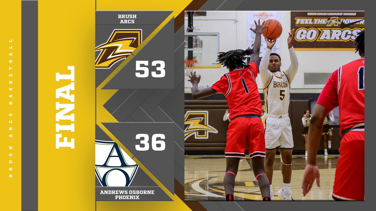 BrushAthletics's tweet photo. Sophomore Khalil Dudley knocked down five second-half threes for the Arcs who improved to 12-7 on the season @NHPreps @mgoul @NEOZoneHS @PrepHoopsOH https://t.co/VFwGg4SBIJ