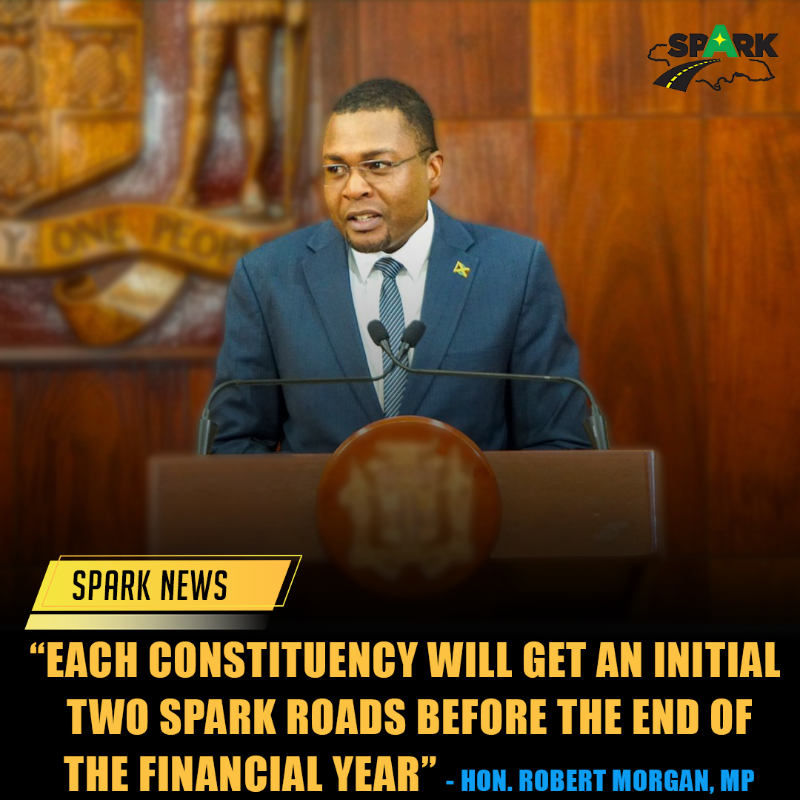 AskSparkjamaica's tweet photo. In this financial year, we will begin about 126 critical roadways across Jamaica, improving connectivity, easing congestion, and strengthening community resilience. - @NESTAJA #SPARKJA