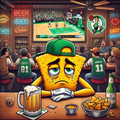 Nachojohnson435's tweet photo. Nacho is watching the Celtics lose at a local pub. Nacho wants the Celtics to lock in defensively! #nachodefense #nachosbrolostceltsML https://t.co/oaeqPTwtct