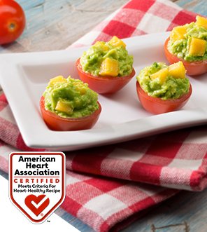 a20. and more cherry tomatoes stuffed with #guacamole and mango too avocadosfrommexico.com/recipe/aha-hea… #gno #alwaysagoodbowl #alwaysgood
