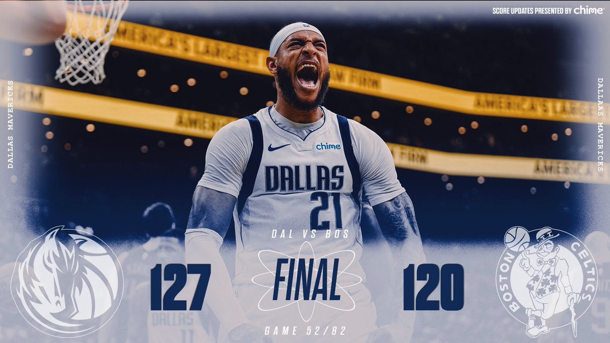 W on the parquet. MAVS WIN!!

<a href="/Chime/">Chime</a> // #MFFL
