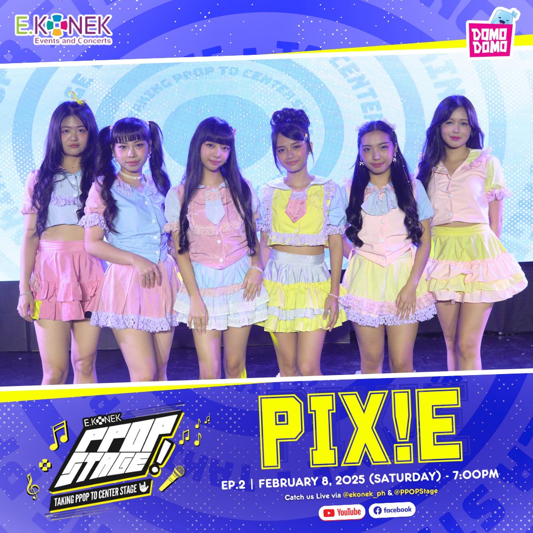 PPOPStagePH's tweet image. Get ready for another epic night of PPOP performances! 🎤🔥 

Catch GEM&amp;amp;I, NEO, GAT, ECLYPSE &amp;amp; PIX!E take the  Center Stage on PPOP Stage Episode 2 tomorrow, February 8, 2025, at 7:00 PM! 🌟  

Taking PPOP to Center Stage... 
This is PPOP Stage! 🎶

#PPOPStage #PPOPStageEp2