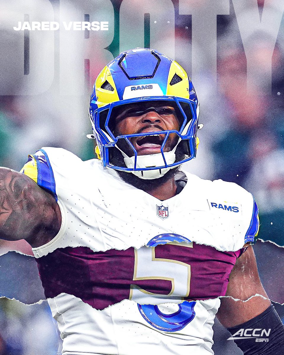 ACC Network (@accnetwork) on Twitter photo JARED VERSE IS THE 2024 DEFENSIVE ROOKIE OF THE YEAR 🍢
<a href="/FSUFootball/">FSU Football</a> | <a href="/RamsNFL/">Los Angeles Rams</a> JARED VERSE IS THE 2024 DEFENSIVE ROOKIE OF THE YEAR 🍢
<a href="/FSUFootball/">FSU Football</a> | <a href="/RamsNFL/">Los Angeles Rams</a>