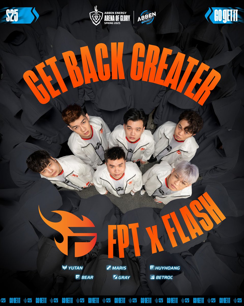 Flazersalliance's tweet image. 🔥 THE OFFICIAL SQUAD OF FPT X FLASH - GET BACK GREATER 🔥
#TeamFlash #Flazers #FPTTelecom #aov #Alliance #AdminM