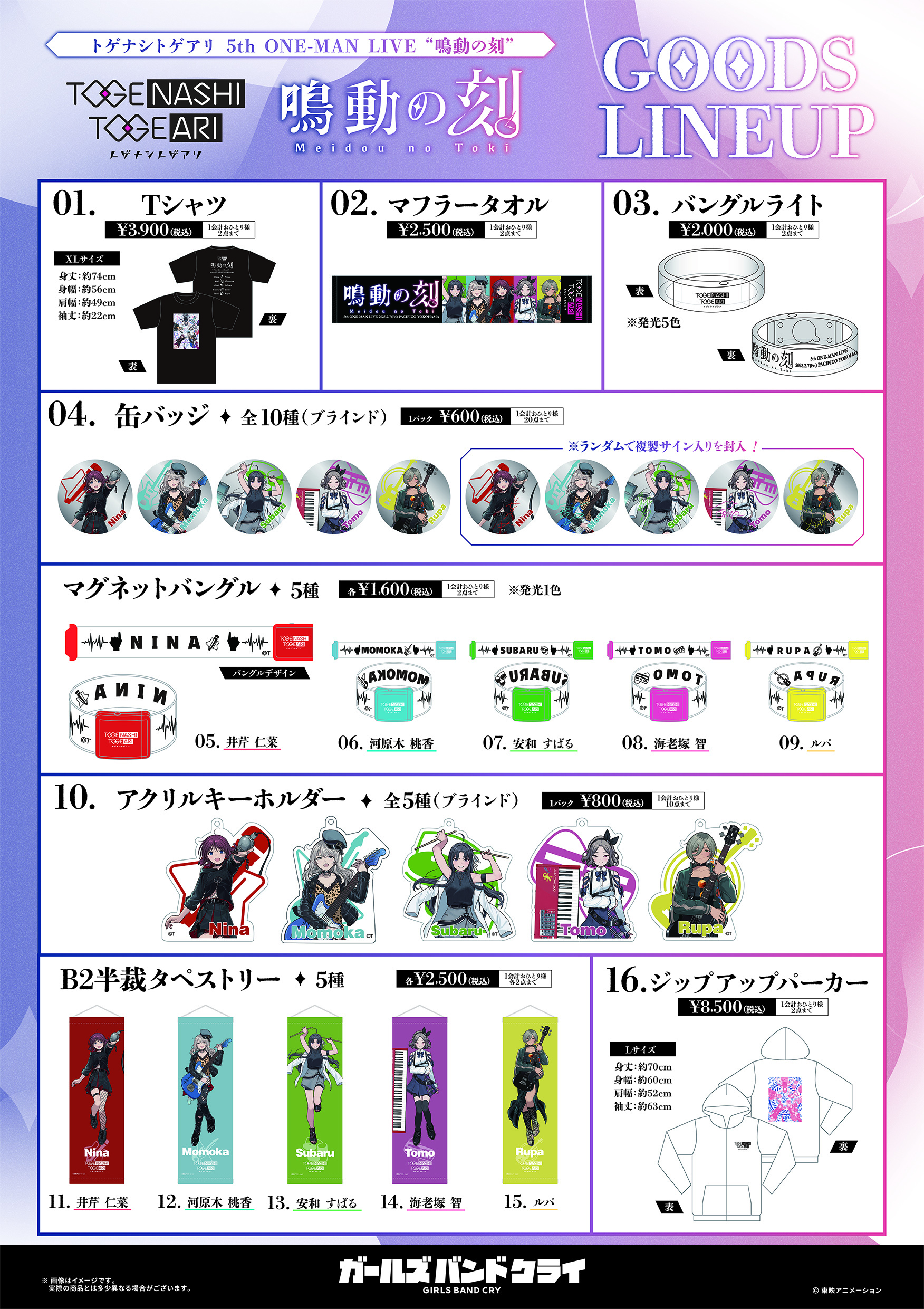 ガールズバンドクライ アクリルジオラマ トゲナシトゲアリ 2nd
