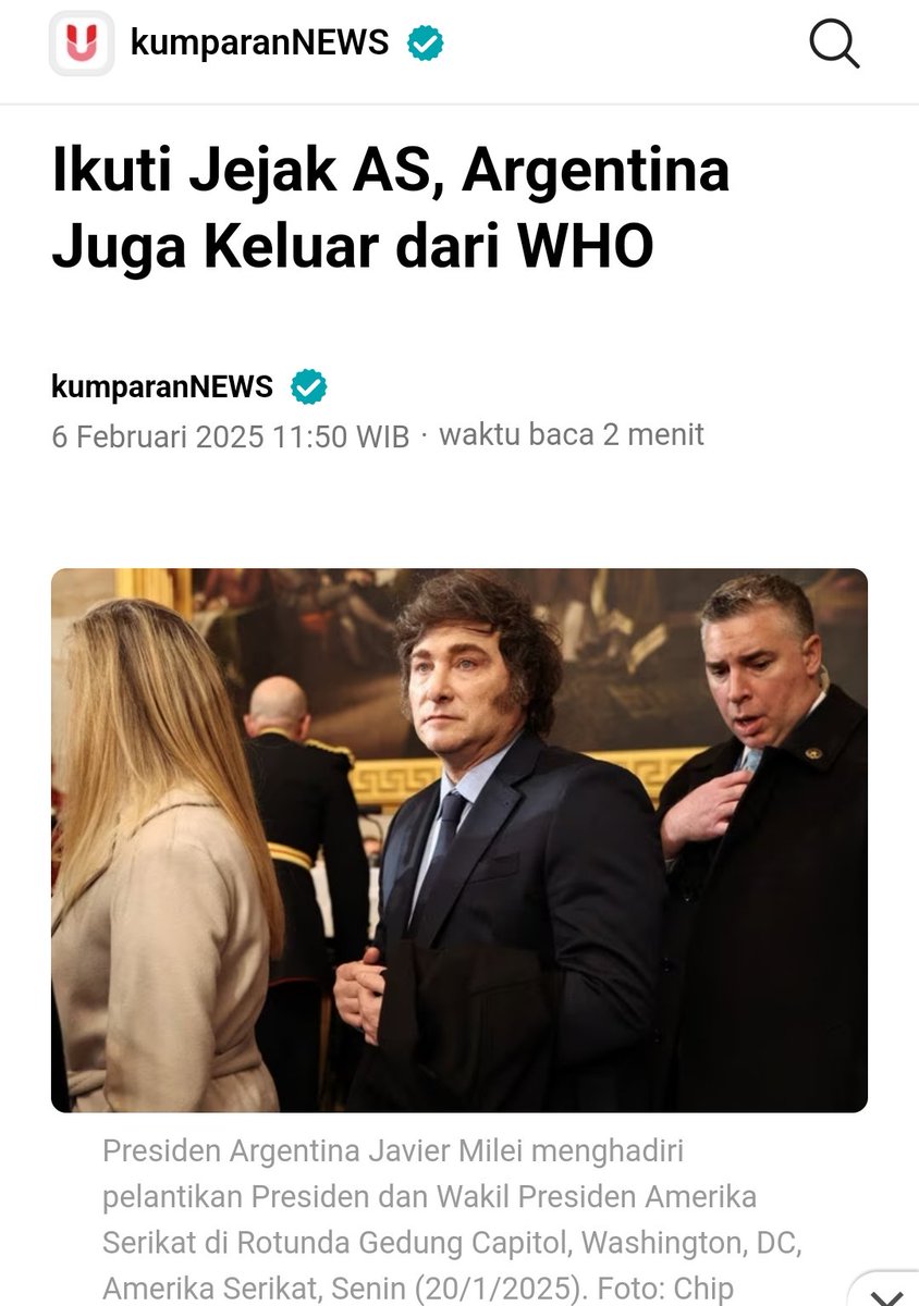 Ada sekitar 6 juta tenaga kerja yg hidupnya bergantung dari tembakau. 

Kalau ekosistem pertembakauan dimatikan regulasi berbau asing, siapa yg mau nanggung hidup mereka? WHO?

AS &amp; Argentina aja keluar dari WHO. Stop menindas petani dgn regulasi!
 #MakeTobaccoGreatAgain 
#MTGA