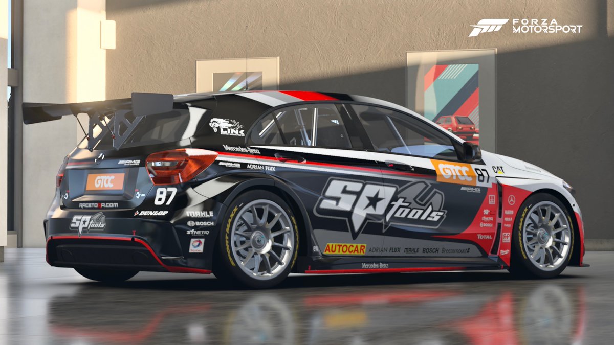 Livery created for myself in a rare moment of madness after signing up for <a href="/TheReal_TORA/">TORA</a> GTCC series. If I ever make it to the track you’ll find me near the back.

I’ll share a full BTCC spec design later tonight for anyone wanting a version.

#FMShare #Forza 
#AMG #MercedesBenz