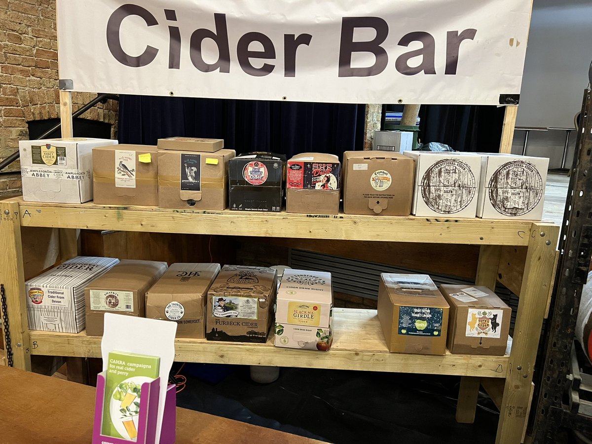 Jack Toye (@jackabuss) on Twitter photo A good looking cider bar at <a href="/CAMRA_Official/">CAMRA</a> <a href="/ElyCAMRA/">Ely CAMRA</a>โs 15th Winter Beer Festival, running today and tomorrow in <a href="/themaltingsely/">TheMaltingsely</a>. Featuring <a href="/BlueBarrelCider/">BlueBarrelCider</a> <a href="/GwatkinCider/">Gwatkin Cider</a> <a href="/PurbeckCiderCom/">PurbeckCiderCompany</a> <a href="/sandfordorchard/">Sandford Orchards</a> <a href="/CiderTemple/">Temple Cider</a> Toyeโs Cider, and more! Iโll be there tomorrow around 11am :)X A good looking cider bar at <a href="/CAMRA_Official/">CAMRA</a> <a href="/ElyCAMRA/">Ely CAMRA</a>โs 15th Winter Beer Festival, running today and tomorrow in <a href="/themaltingsely/">TheMaltingsely</a>. Featuring <a href="/BlueBarrelCider/">BlueBarrelCider</a> <a href="/GwatkinCider/">Gwatkin Cider</a> <a href="/PurbeckCiderCom/">PurbeckCiderCompany</a> <a href="/sandfordorchard/">Sandford Orchards</a> <a href="/CiderTemple/">Temple Cider</a> Toyeโs Cider, and more! Iโll be there tomorrow around 11am :)X