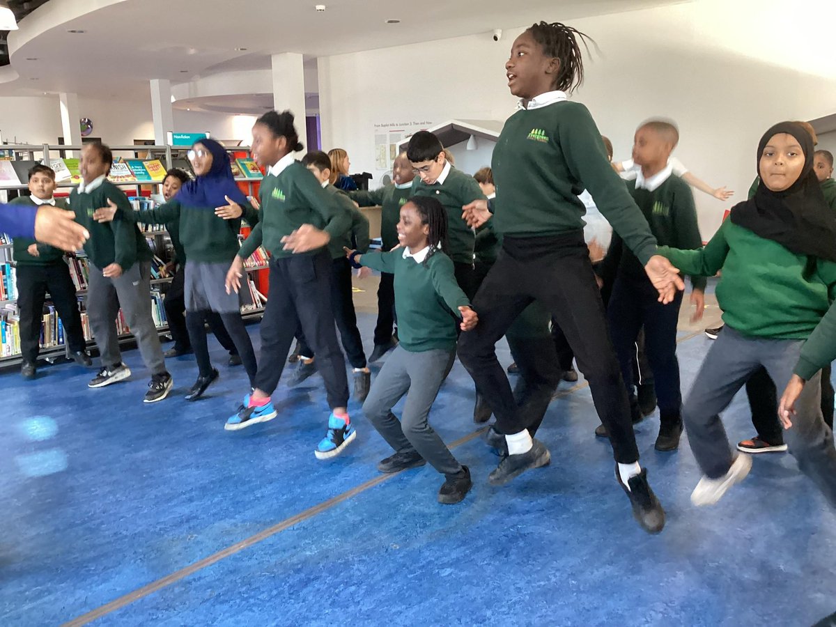 Year 5 visited J3 and spoke with a ballet professional. They took part in a ballet workshop where they learnt some moves and positions. They asked insightful questions! #blackbritishballet #aspirational <a href="/Cabotfederation/">Cabot Federation</a> <a href="/BristolLibrary/">Bristol Libraries</a>