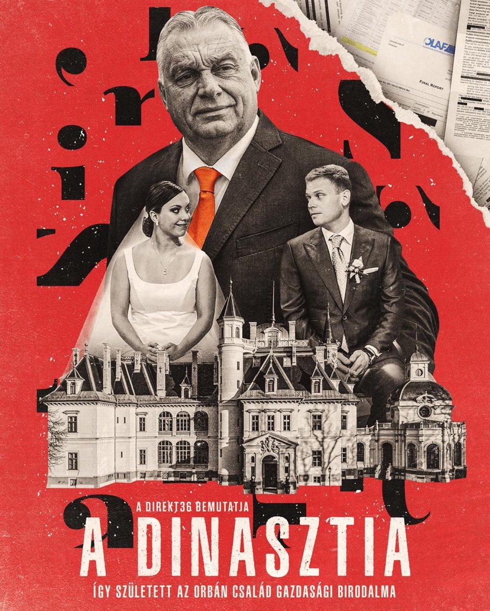 BenceXavier's tweet image. The new @direkt36 documentary is finally released! “The Dynasty” investigates how Viktor Orban’s family got so rich. Everyone should watch and learn the mechanisms of corruption. (Featuring reporting by me) youtu.be/bZ4SXv9qJHM?si…