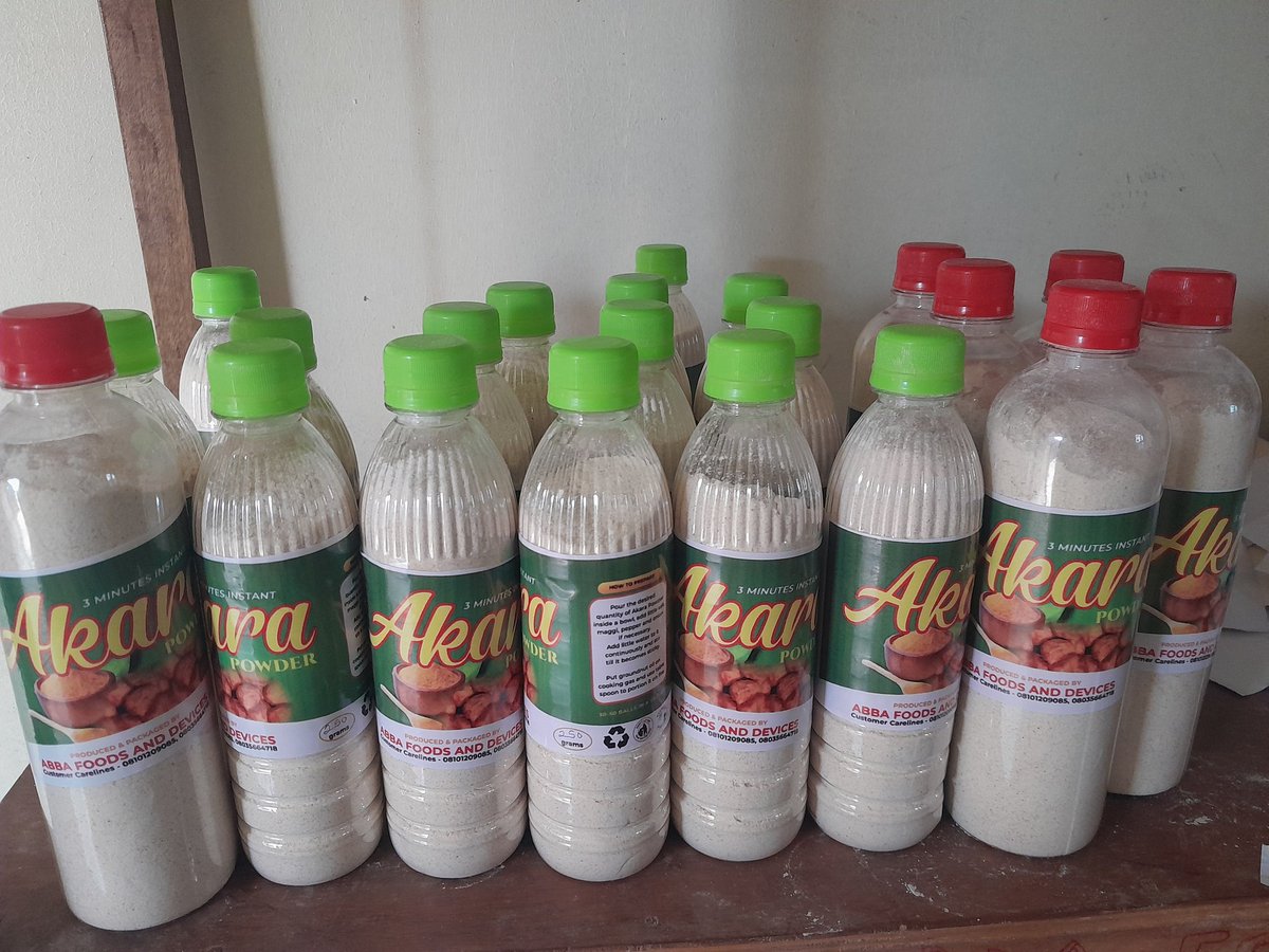AbbaFoods's tweet photo. @Berrychexplace 3min instant akara powder.
stress free, just add salt and maggi pepper and fry. its natural without additives.
contact 08101209085 https://t.co/ua3RMia4v3