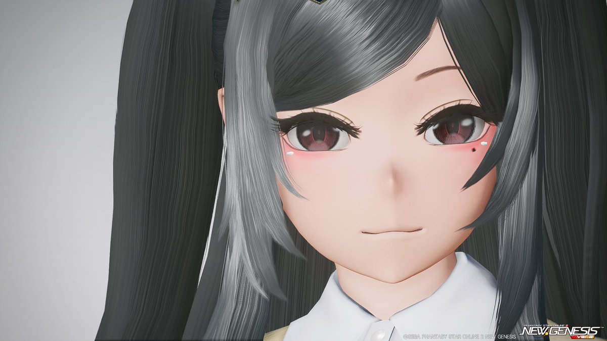 homura_PSO2_NGS's tweet photo. 小悪魔ちゃんっぽいオリジナルのキャラクリをしていると何やら
「クフクフ」してきましたね。
※再現は今の所考えていません。 https://t.co/SIU6zMLMWL