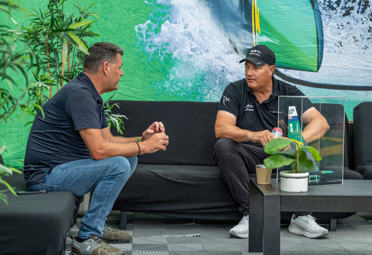 🐬 Swimming 🤝  Sailing ⛵🦘

@dolphinsaus Head Coach Rohan Taylor joined us to collaborate and share insights on all things power, precision, and peak performance, and what it takes to stay at the top of your game 🇦🇺

#SydneySGP #SailGP