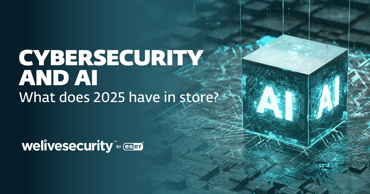 AI is transforming cybersecurity, bringing new challenges and opportunities. In 2025, it’s vital to see AI as both a tool for cybercriminals and a defense for organizations. Read insights from ESET for more. #Cybersecurity #AI #ESET #ProgressProtected