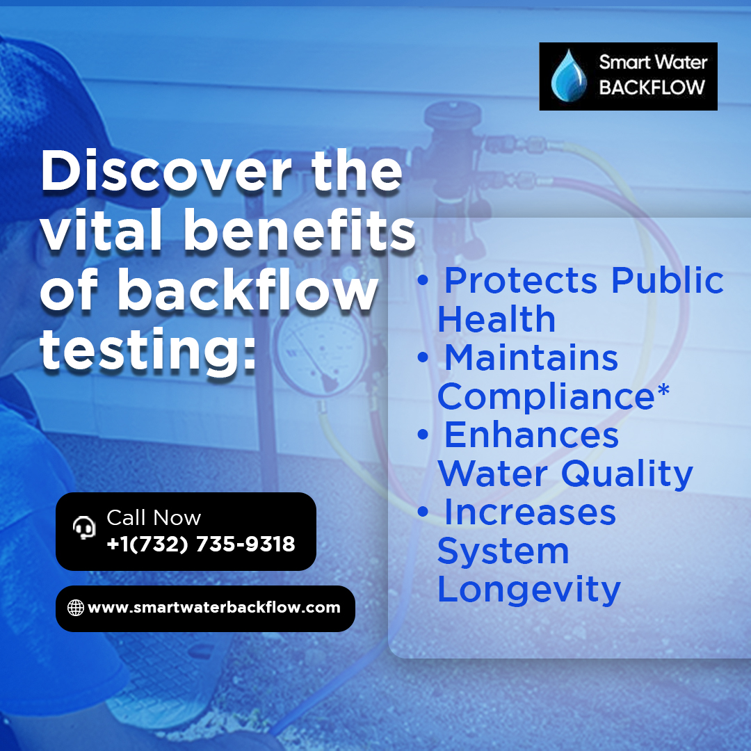 smartwaternj's tweet image. Backflow testing isn’t just recommended, it’s essential! Avoid health risks and ensure clean water by scheduling today. #BackflowTesting #WaterSafety #NJPlumbing #TestYourWater