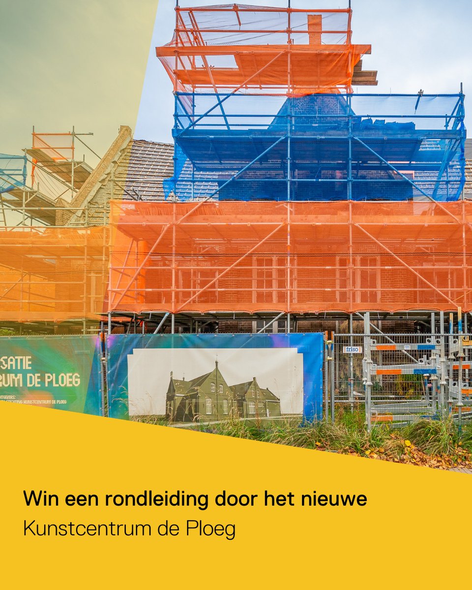 Ons jubileumjaar vieren we graag met #Groningers. Gedurende het jaar komen verschillende acties online van projecten waar wij aan bijdragen. Win bijvoorbeeld een rondleiding door het nieuwe Kunstcentrum de Ploeg 👉bit.ly/4ajJtOw
