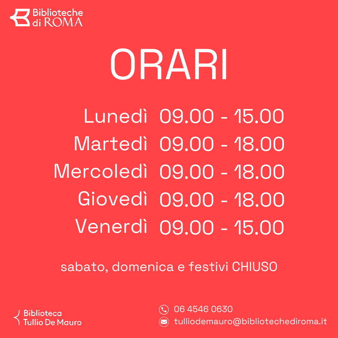 Biblioteca Tullio De Mauro (@bibliotullio) on Twitter photo 