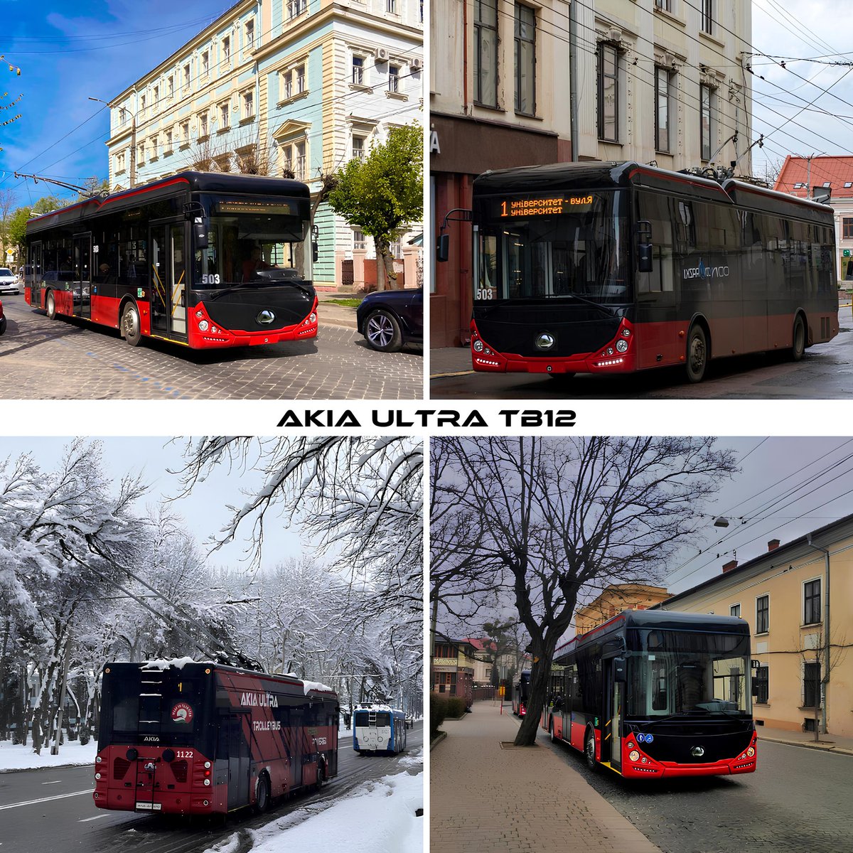 ulasimas_tr's tweet image. Dört mevsimde de AKIA Ultra TB12 yollarda!

***

AKIA Ultra TB12 is on the roads in all four seasons!

#AKIA #UltraTB12 #Trolleybus #Sustainability #GreenTransport