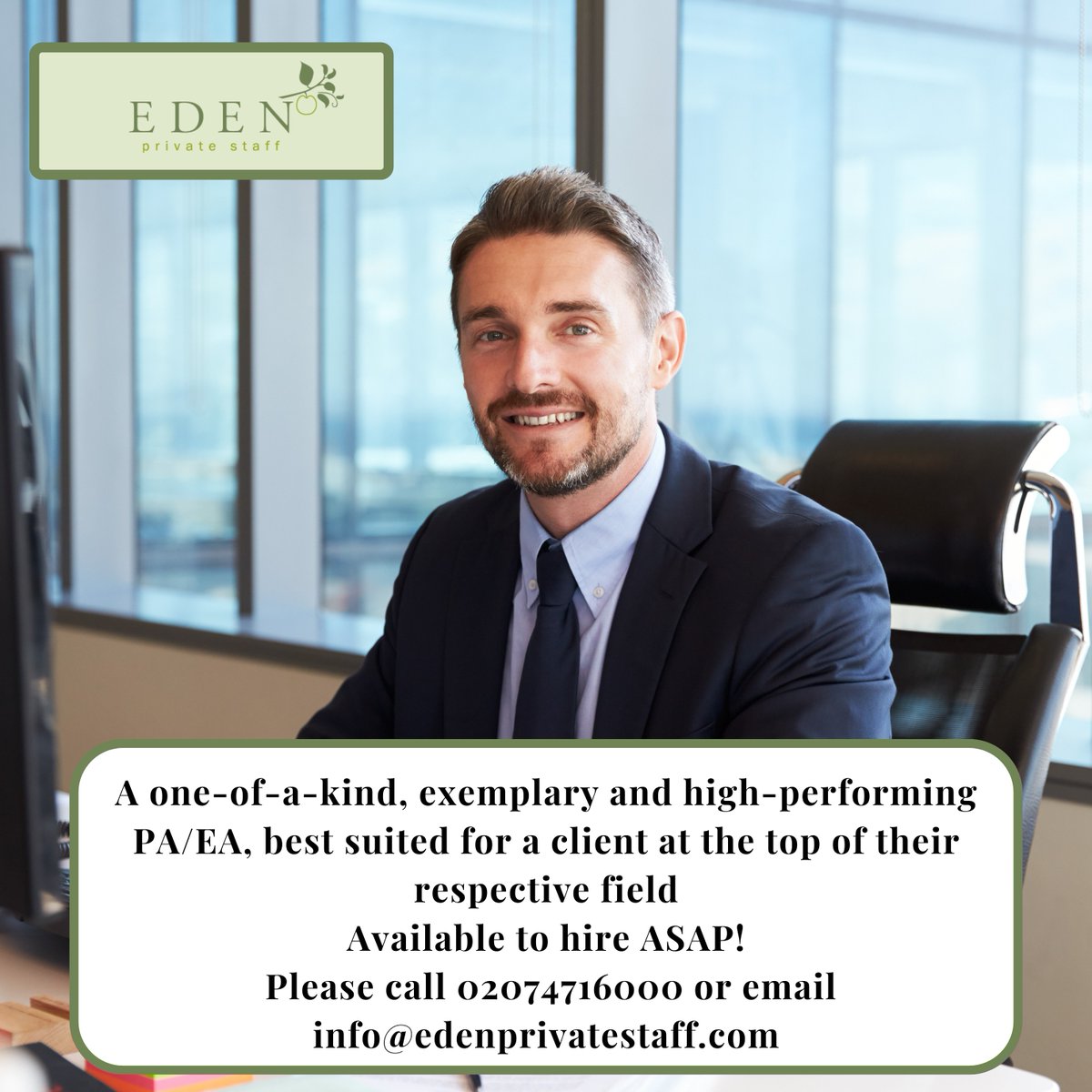EdenPrivateStaf's tweet photo. https://t.co/KG2tTsib5e
#PersonalAssistant #personalassistants #privatewealth #PA #EA #familyoffice #familyoffices #executivepa #privatepa #eahire #pahire #privateequitypa #parecruitment #ExecutiveAssistant https://t.co/t2BwhH9cNb