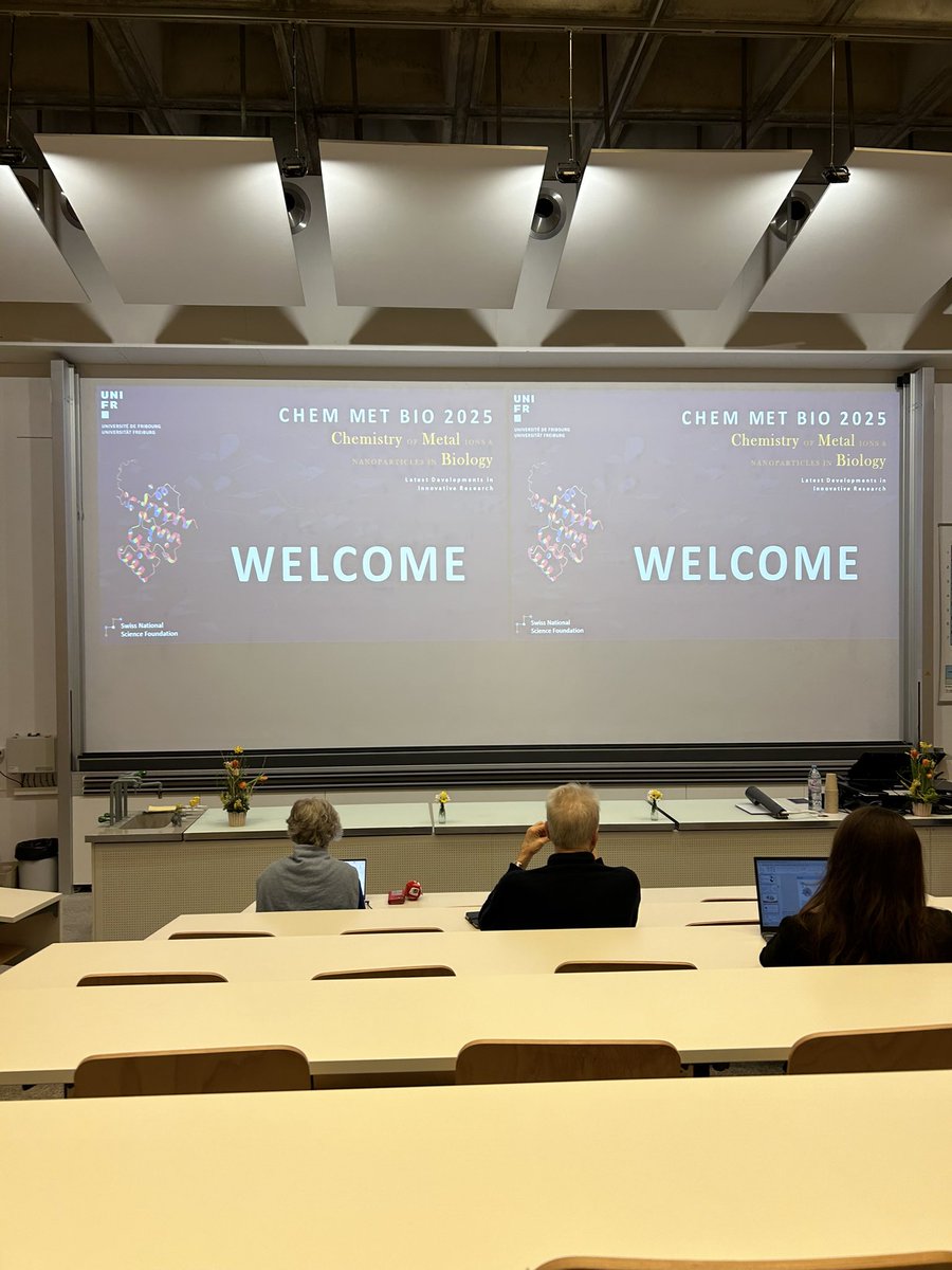 TatsianaPetrasheuskaya (@tpetrasheuskaya) on Twitter photo It is a pleasure to be part of #ChemMetBio2025 “Chemistry of Metal Ions & Nanoparticles in Biology” symposium today 👩🔬🧪🥼
at <a href="/unifrChemistry/">UnifrChemistry</a> It is a pleasure to be part of #ChemMetBio2025 “Chemistry of Metal Ions & Nanoparticles in Biology” symposium today 👩🔬🧪🥼
at <a href="/unifrChemistry/">UnifrChemistry</a>
