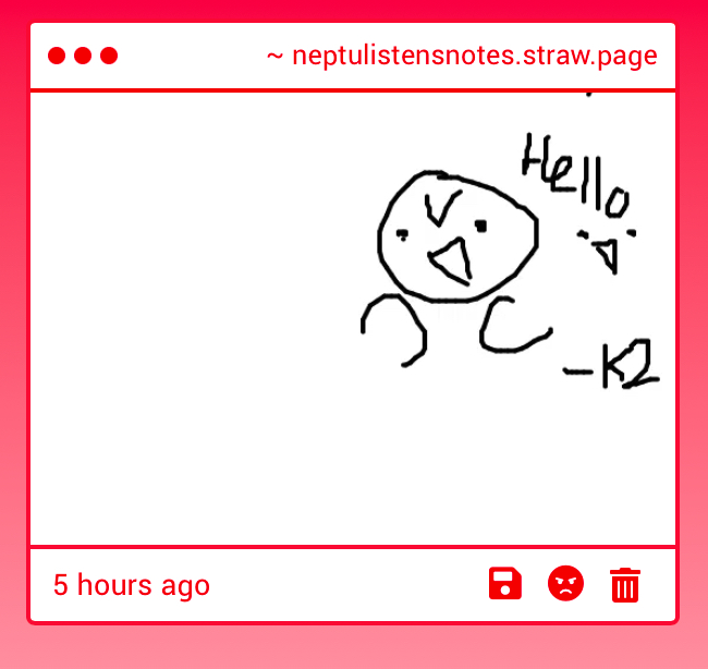 Neptulisten's tweet photo. Ah hello..!

Nice to meet you, new person..!

Neptulisten https://t.co/o3OiJDL8UJ