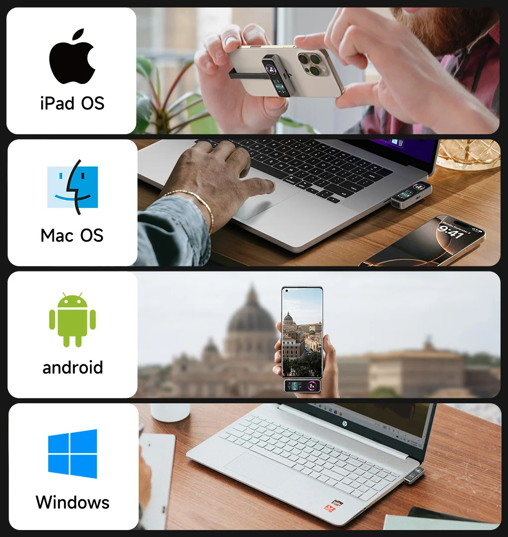 ZIKETECH's tweet image. ZIKE Z791C Next Level USB-C Magnetic Extended Storage – Universal Compatibility.

No matter the device—iPhone, MacBook, iPad, PlayStation, or Android—our storage offers seamless data access across all platforms. 🚀📱💻

#ZIKE #UniversalCompatibility #MobileStorage #USBCTech
