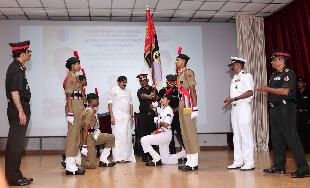 9kNaval's tweet photo. 9(K) Naval Unit NCC has been awarded the prestigious Education Minister Trophy for the Best Battalion in Kerala &amp; Lakshadweep among Army, Navy, and Air Force battalions! A testament to excellence, discipline, and dedication!

@9kNaval @NCC_KER_LAK_DTE
@HQ_DG_NCC https://t.co/1uIMRJ9txb
