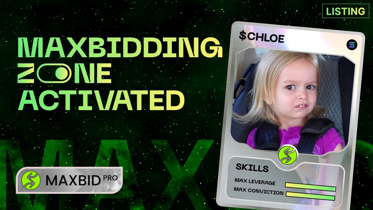 maxbidbro's tweet photo. $CHLOE @ChloeonSolCTO is now tradable with leverage.                 

Long on-chain: https://t.co/By7iczwg72 https://t.co/NSn57RnfOH