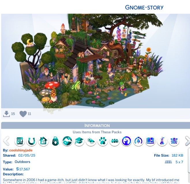 lovely1_g's tweet photo. We're telling our personal SIMstories to celebrate 25 years of @TheSims! These creations are so good I nominate them for a #MaxisFav ~
Gnome-story by coolshinyjade https://t.co/wtNHuK80zy
♡My Sims History♡ by PrettyPoisonStef https://t.co/92afqpGDdL
Thanks! 💜#TheSims4 https://t.co/ZJBFxKxpvB