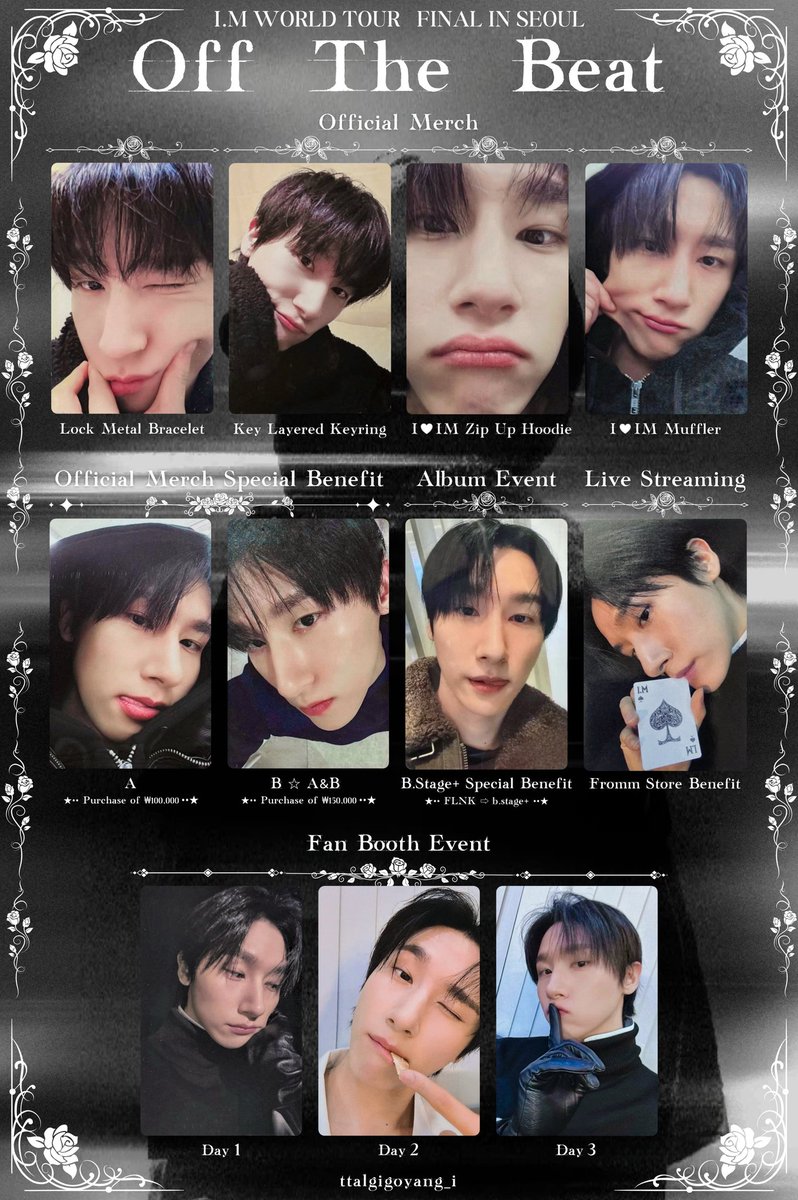 ttalgigoyang_i's tweet photo. I.M WORLD TOUR 〈Off The Beat〉 FINAL IN SEOUL TEMPLATE 오프더비트 포토카드 리스트

+ Fromm Store Live Streaming 라이브 스트리밍 포카 💖 

HD 🔗 https://t.co/CQkmUHheVk
 
#임창균 #창균 #IM #아이엠
#OffTheBeat
#IM_WORLDTOUR_2024
#IM_OffTheBeat_FINAL_IN_SEOUL https://t.co/8TmObk3PWA