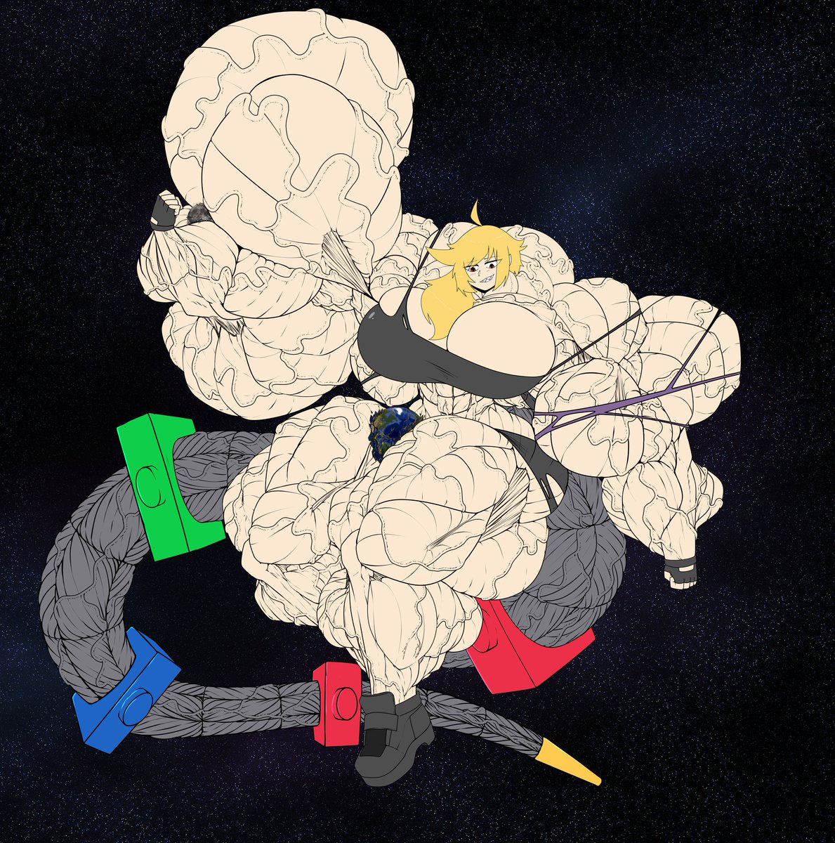 P_R_I_S_nsfw's tweet photo. oversized and overpowered, these space rocks never stood a chance.
big thanks to @RustAndBolts for the art! https://t.co/SXXZ2bBysj