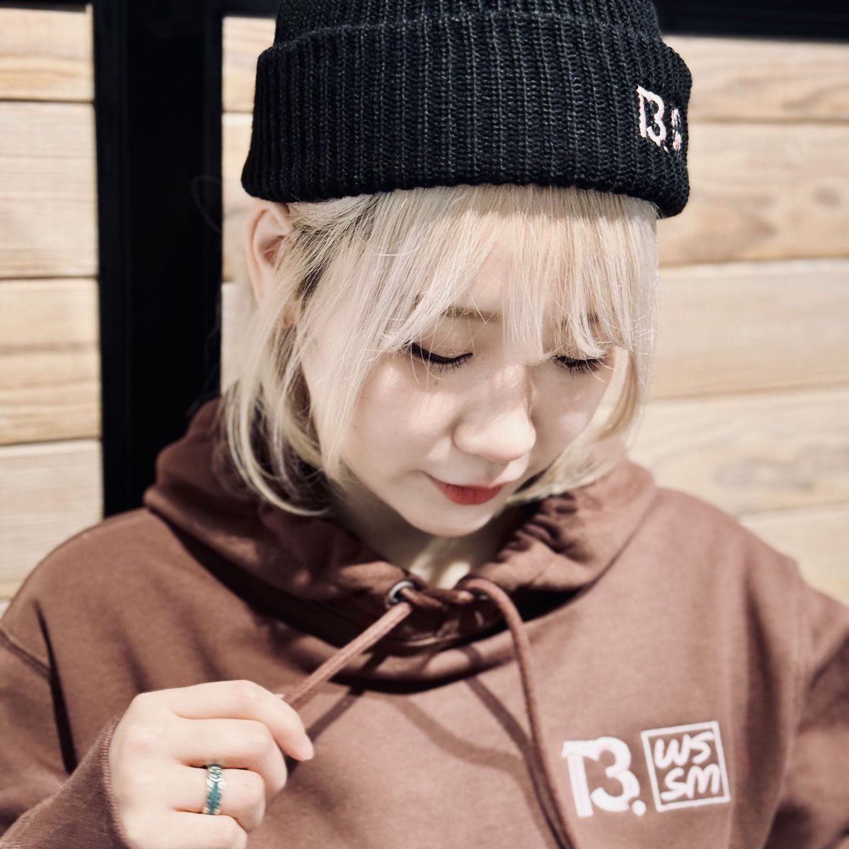 kdmknj_official's tweet photo. Model：@cocotandayo_ 

KDMKNJ×To three Beanie Black
#KDMKNJ 
#KDM 
#KNJ 
#WSWS 
#tothree 
#tintmylife 
#takeiteasy 
#thankyou 
#t3 
#secondlogo 
#beanie 
#black 
#wakiyun 
#sharesomethingwithsomebody 
#お裾分け 
#collaboration 
#exclusive 
#wname 
#okinawa 
#tokyo 
#七々原瑚子 https://t.co/a05QAFH5t7