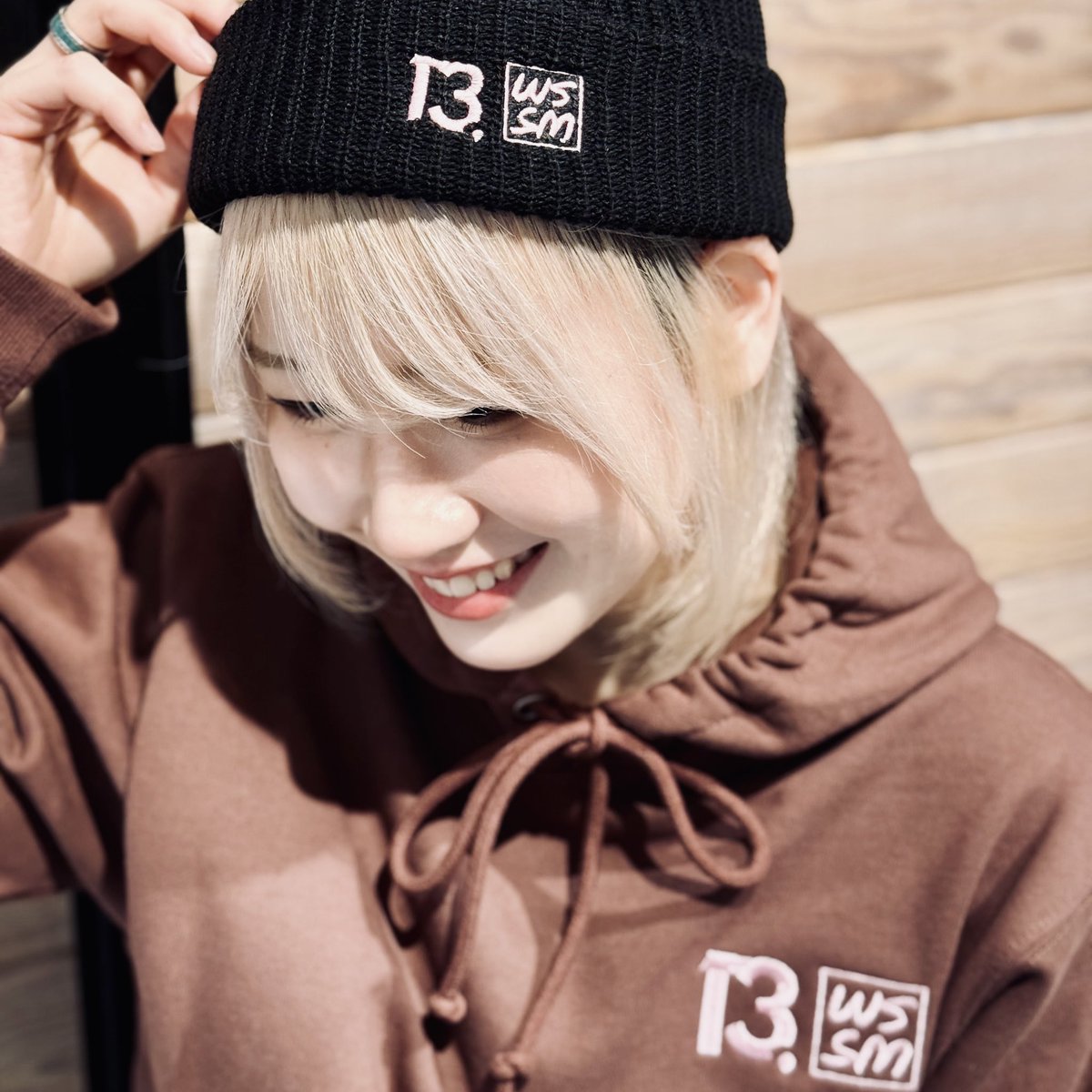kdmknj_official's tweet photo. Model：@cocotandayo_ 

KDMKNJ×To three Beanie Black
#KDMKNJ 
#KDM 
#KNJ 
#WSWS 
#tothree 
#tintmylife 
#takeiteasy 
#thankyou 
#t3 
#secondlogo 
#beanie 
#black 
#wakiyun 
#sharesomethingwithsomebody 
#お裾分け 
#collaboration 
#exclusive 
#wname 
#okinawa 
#tokyo 
#七々原瑚子 https://t.co/a05QAFH5t7