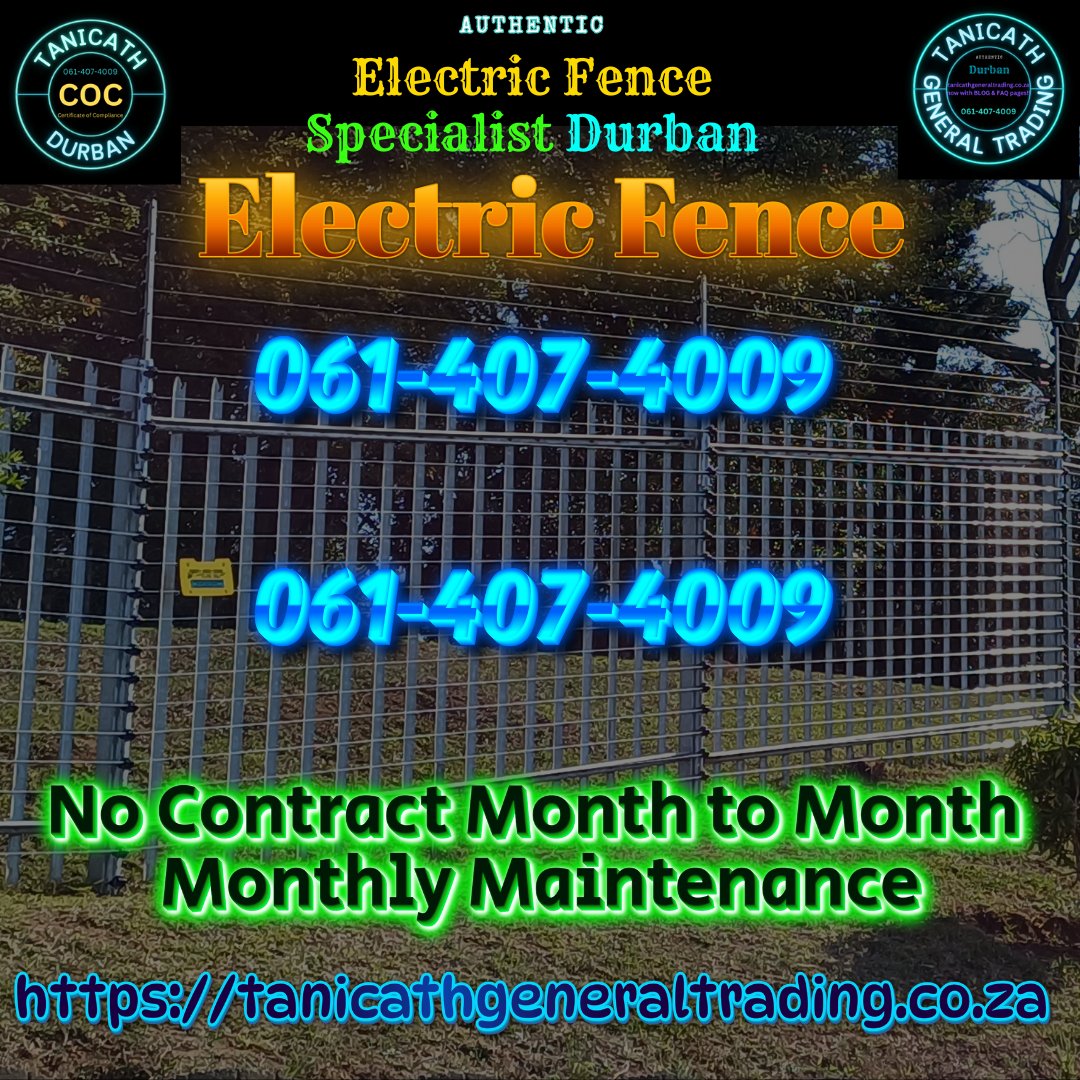 ElectricFence_'s tweet photo. Electric Fence No Contract Month to Month Monthly Maitnenance. #security #securityinstaller #securitycompany #nearme #cocnearme #installernearme #fencerepairsnearme #securitynearme #securitycompanynearme #nemtek #jva #dts #regal #specialistnearme #contractornearme #fencecoc https://t.co/tcwiHquWss