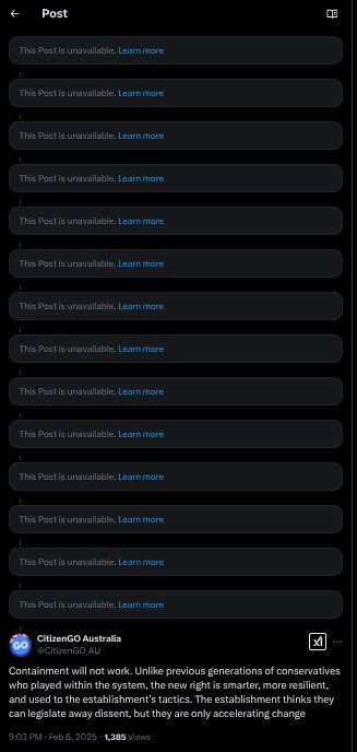 zeeemedia's tweet image. Why did X censor Citizen Go’s original post? Who are they working with inside the Australian government? Thank you for posting this, Senator Babet, and for standing up for free speech.