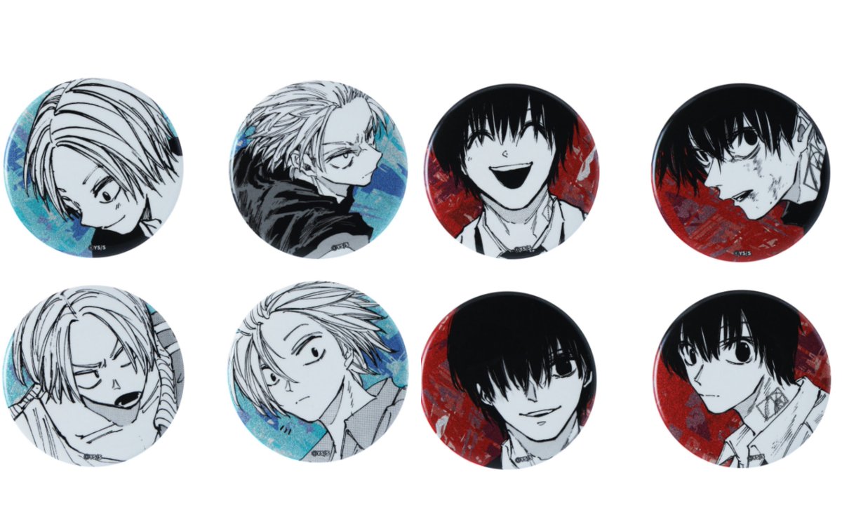 ジャンプキャラクターズストアにて販売開始 『SAKAMOTO DAYS』缶バッジ