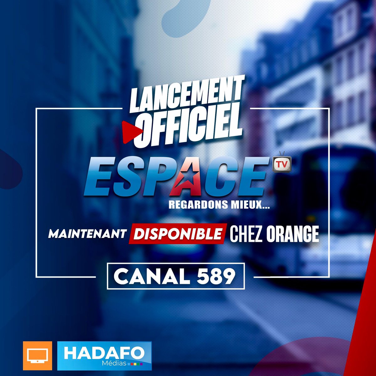 Maintenant disponible partout en France chez Orange france
#HadafoMedias #EspaceTv #OrangeFrance <a href="/Orange_France/">Orange France</a> <a href="/HadafoMedias/">Groupe Hadafo Medias</a> <a href="/espaceTV_gn/">Espace TV Guinée ( Europe )</a> <a href="/LamineGuirassy/">LAMINE GUIRASSY</a>