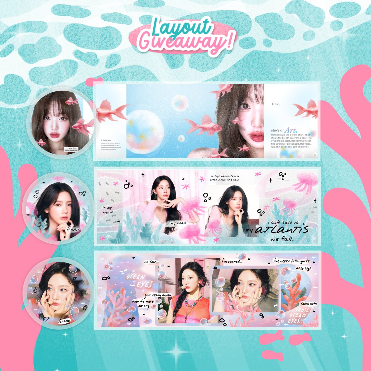 unitystuff's tweet image. help repost / retweet? thanks 🐟
hai! today is a special day ( lets celebrate Princessa Birthday! 🎀🎁🎂@roxkstare ) ada 6 free layout buat kalian🐟🍥 cek alt untuk info ✨
#zonauang #zonaba