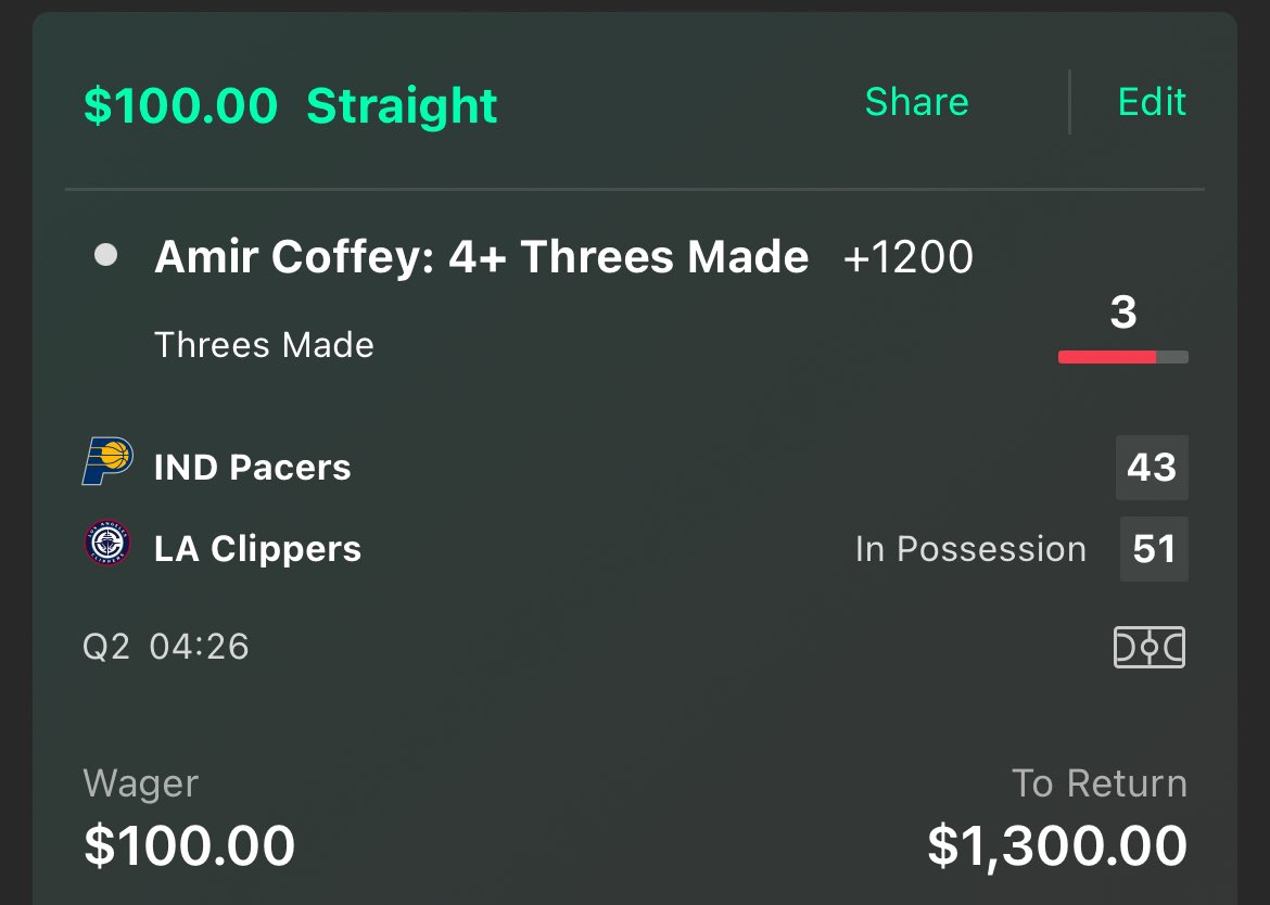 ShayneTrail's tweet photo. Fuck it RT and follow and I’ll give a fellow cuck $200 off this 

IF Amir Coffey BANGS one more three https://t.co/CyFlGS9le0