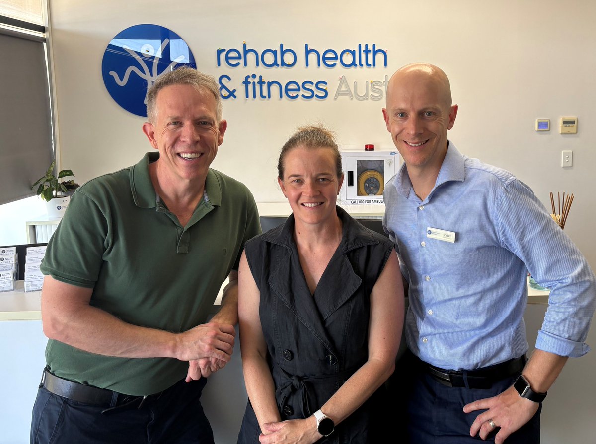 It was great meeting up with <a href="/JulienneLocke/">Julienne Locke</a> and Peter Locke today from Rehab Health and Fitness, a family-run physiotherapy practice navigating various funding streams. They advocate for streamlined funding that better assists physio practices and their patients.<a href="/apaphysio/">Australian Physiotherapy Association</a>