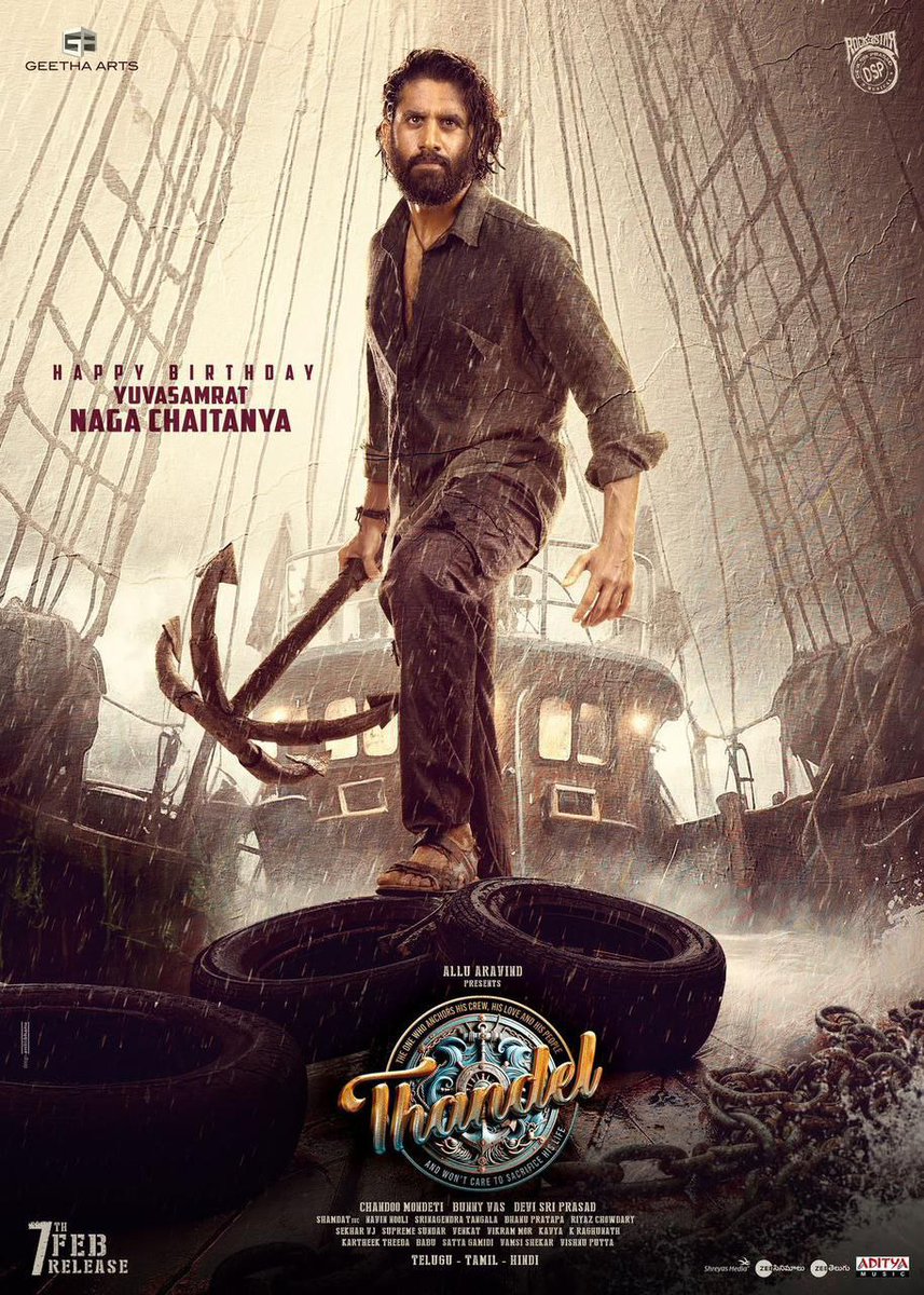 trulytri's tweet photo. Show time :- 🤩

#NagaChaitanya  #Thandel https://t.co/LuTBluPFGk