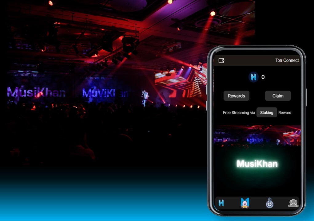 🚀 Telegram Mini-App MusiKhan Beta Launch Announcement!

🎶 The World's First Tune-to-Earn Revolution 🎧

🎶 Free Streaming via Staking Rewards and Win Spin Game prizes by Unlocking Tunes 💰

✨ Experience the journey before the official release.

⚠️ Some features may still be in