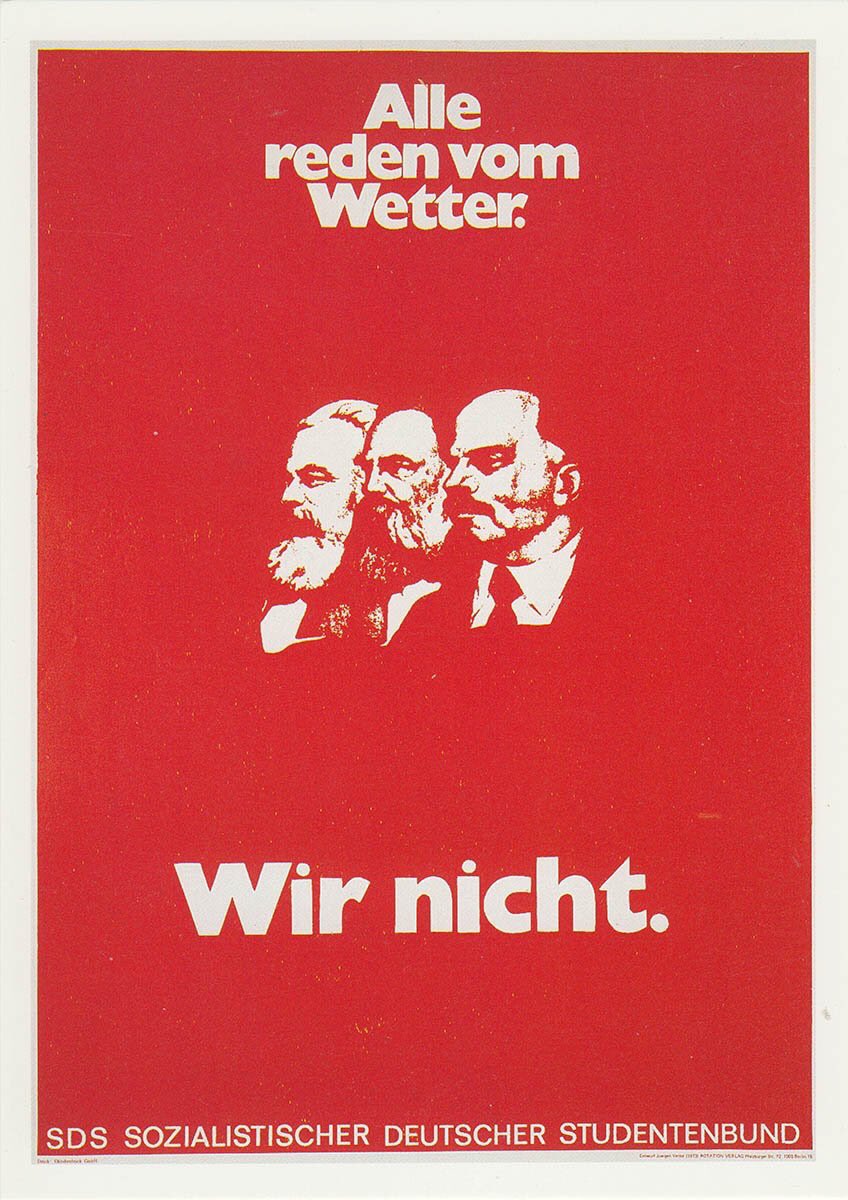 Alle reden wom Wetter.