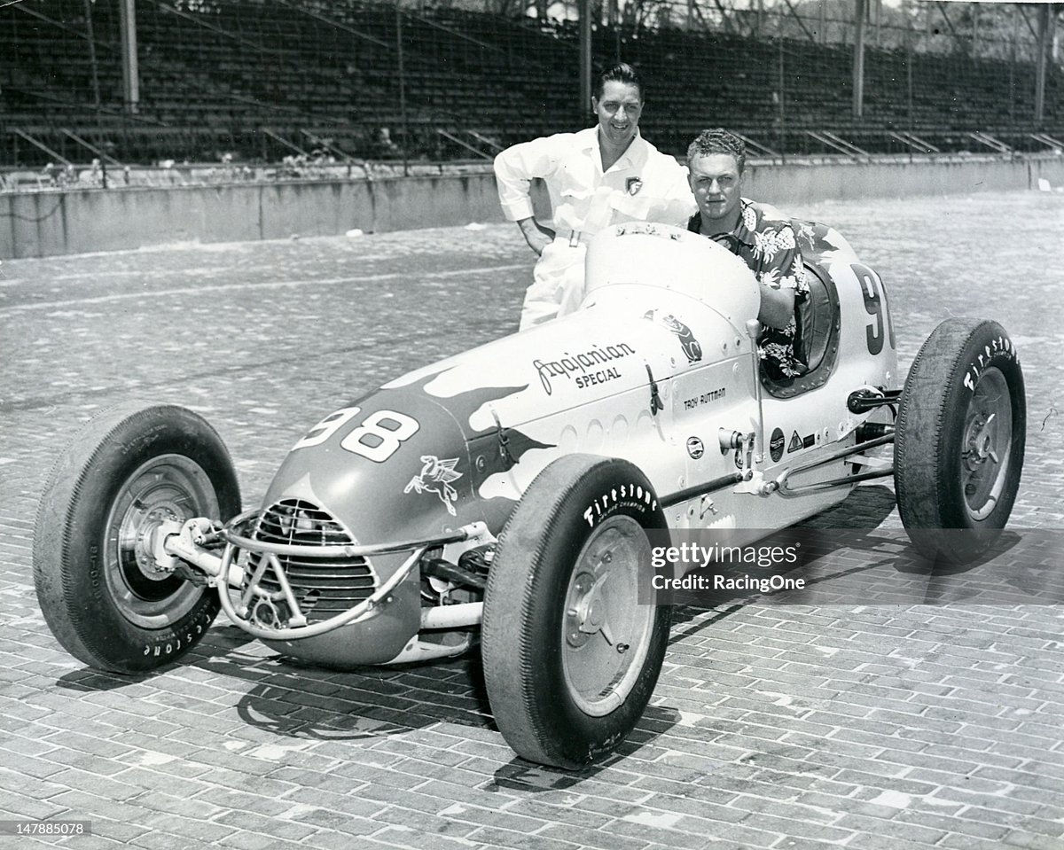 formula_podium's tweet photo. Troy Ruttman 🇺🇸, J.C. Agajanian-Offenhauser. 500 Milhas de Indianápolis 🇺🇸 de 1952. Indianapolis Motor Speedway, Indiana, Estados Unidos.
#ruttman #jcagajanian #offenhauser #indianapolis #indy500 #speedway #indiana #unitedstates #indycar #formula1 #f1 #usa #legend #troyruttman https://t.co/ueXr6jzqJI