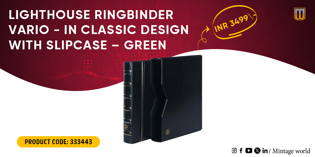 MintageWorld's tweet image. Mintage World presents #Lighthouse Ringbinder OPTIMA for storage of all your collections.

The Lighthouse #Ringbinder #OPTIMA has a 4D type ring mechanism that can hold up to 60 pockets, depending on the strength of the documents.

Top-quality materials and premium craftsmanship