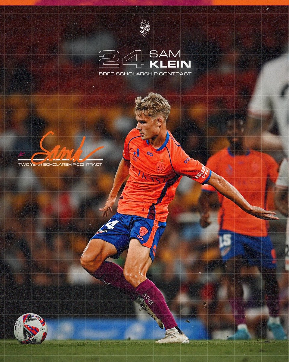 20 year old Brisbane Roar midfielder has signed a two year scholarship deal after making 8 appearances for the club so far this a-league season.
