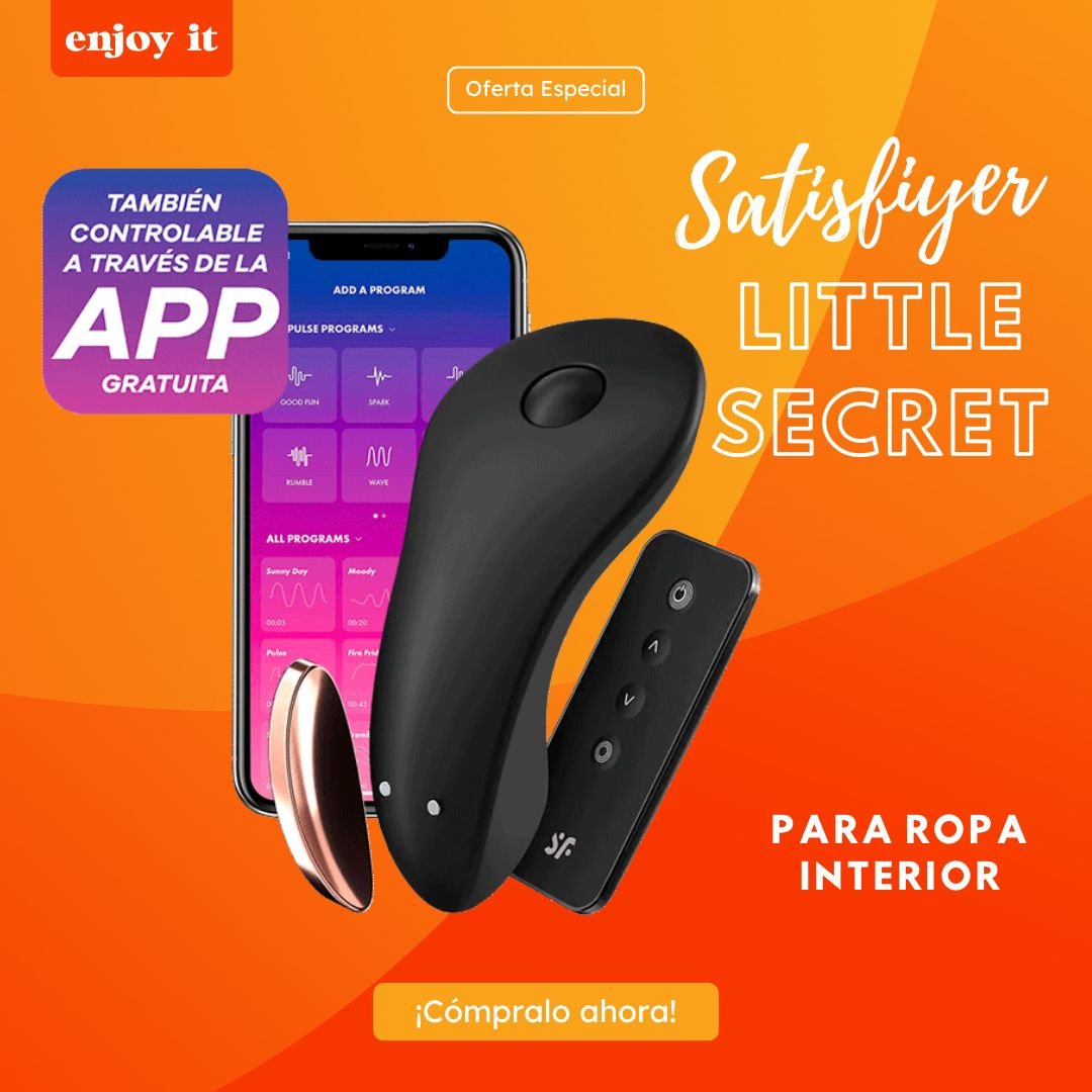 ✨Discreto con control total Transforma tu día con el Satisfyer Little Secret, un vibrador diseñado para fijarse cómodamente a tu ropa interior gracias a su práctico imán. 💋 💡 Cuenta con control remoto y app.  #PlacerDiscreto #ControlaElPlacer #EnjoyIt